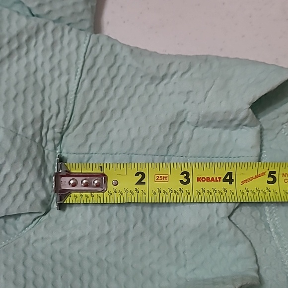 Lilly Pulitzer Mint Green Scalloped Hem The Buttercup Short size 14 - Picture 11 of 12